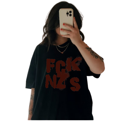 Bold Anti-Fascist Graphic T-Shirt - Statement Design for Justice and Equality