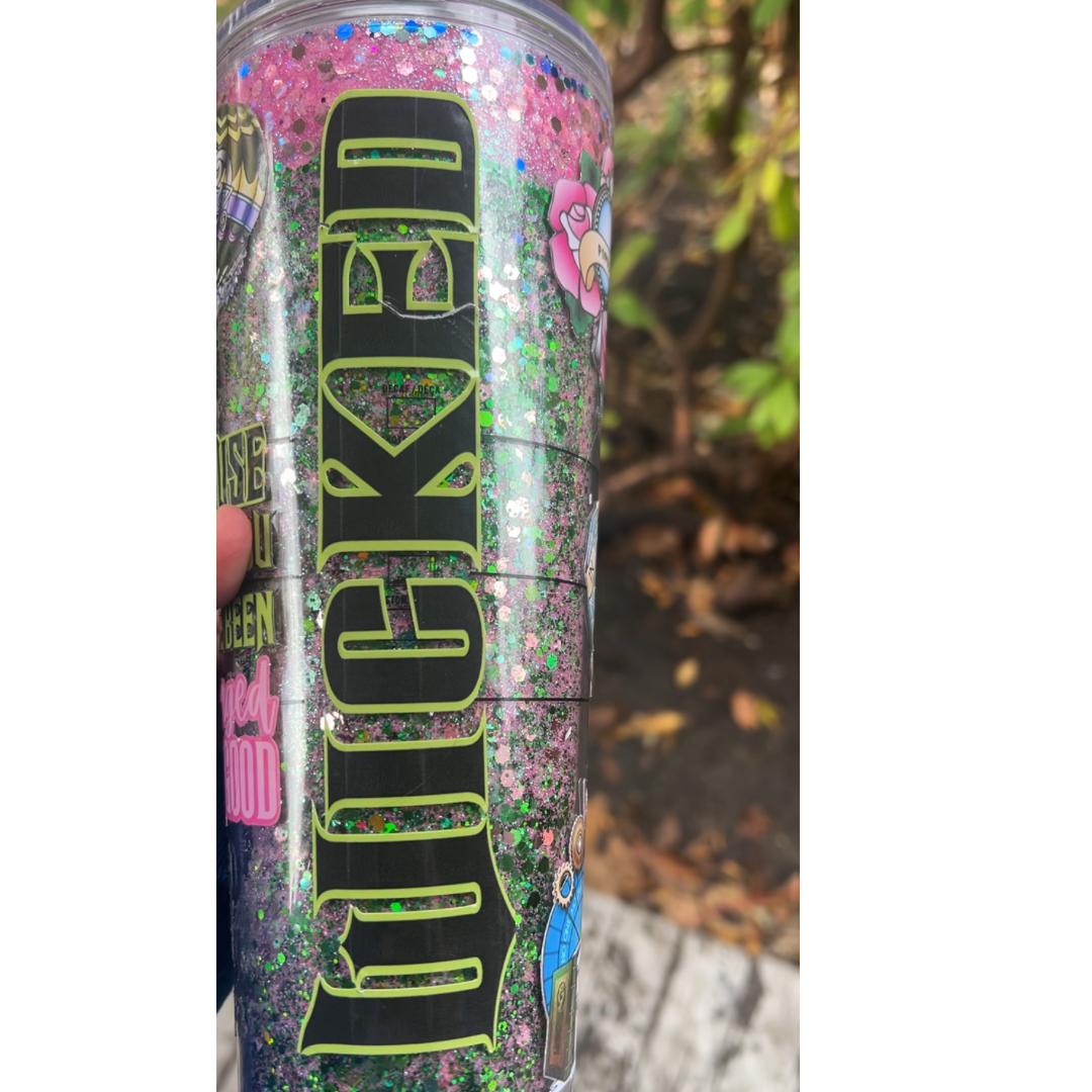 Wicked glitter Tumbler Inspired by Wicked movie