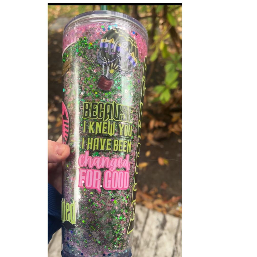 Wicked glitter Tumbler Inspired by Wicked movie