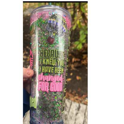 Wicked glitter Tumbler Inspired by Wicked movie